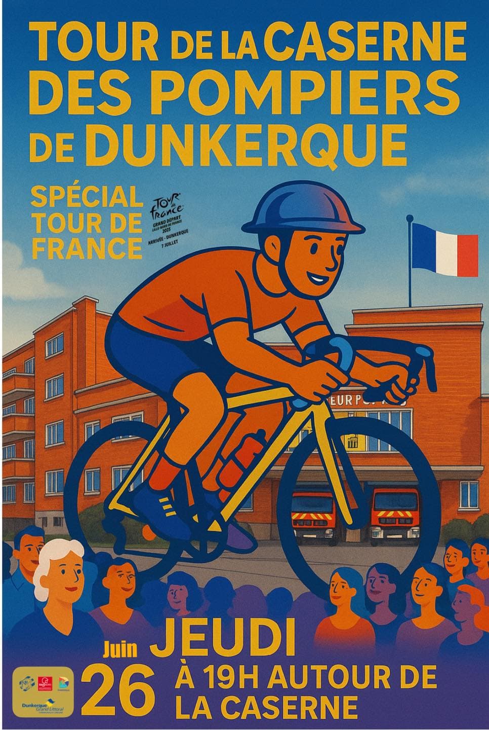Tour de la caserne des pompiers de Dunkerque - image